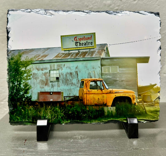 Alaskan Photos on 5x7 slate